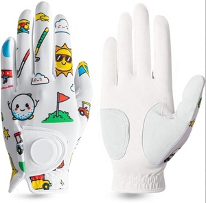 Gant de golf pour enfant en cuir Cabretta INJAE, performance professionnelle, main gauche, unisexe, anti-UV, fentes pour les doigts, fabrication OEM directe d'usine - Product Image 4