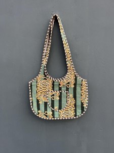 Bolso de Hombro Acolchado de Algodón Estilo Bohemio al por Mayor para Mujer, Bolso Tote Casual Ligero - Product Image 2