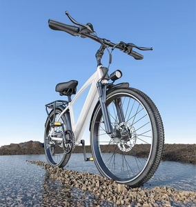 Vélo de ville EBIKE avec pneus 26*2.1, batterie au lithium 48V 10.5Ah, moteur sans balais, assistance au pédalage, freins à double disque, cadre en acier à haute teneur en carbone - Product Image 4