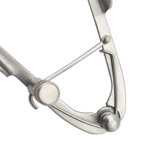 Spéculum ophtalmique Lester-Burch, mécanisme de verrouillage manuel réglable, lame de 16 mm, réutilisable, en acier inoxydable chirurgical - Product Image 6