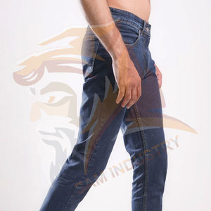 กางเกงยีนส์เดนิมทรงสกินนี่คุณภาพสูง OEM สำหรับผู้ชาย กางเกงยีนส์ขาดทรงสลิม ขายส่ง ผ้าฝ้าย 100% กางเกงยีนส์เดนิมสำหรับผู้ชาย - Product Image 5