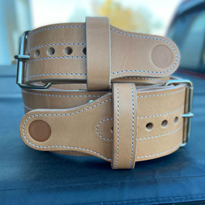 Cinturón de Cuero para Levantamiento de Pesas, Ajustable, Resistente, para Gimnasio, Fitness, Cross Training y Powerlifting, Directo de Fábrica - Product Image 3