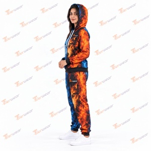Conjunto Deportivo para Mujer, Sublimación Personalizada, Ropa Deportiva de Poliéster, Uniforme de Entrenamiento Estampado, Marca Privada OEM - Product Image 4
