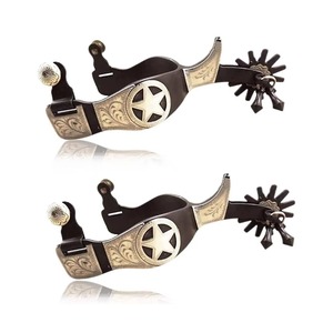 Espuelas de equitación de acero inoxidable para deportes al aire libre, color personalizado, anticorrosión, espuelas ecuestres para la venta al por mayor - Product Image 1