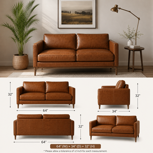 Sofá de 2 Plazas de Alta Gama, Estilo Moderno de Mediados de Siglo, Elegante y Minimalista, para una Sala de Estar Acogedora, Muebles Confortables para Espacios Pequeños - Product Image 3