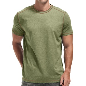 Camiseta de Algodón 100% de Cuello Redondo y Bordado de Alta Calidad, Talla Grande, con Logotipo Personalizado para Hombre - Product Image 5