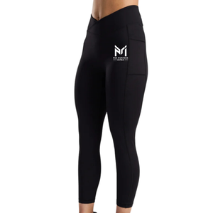Leggings de Yoga de Cintura Alta sin Costuras con Bolsillos, Tie Dye, Largos, Negros, Spandex/Nylon, Elásticos en Cuatro Direcciones, Pantalones Deportivos para Mujer - Product Image 1