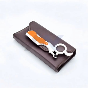 Premium Powder Coated <b>Single</b> Finger Razor Professional Barber Shaving Tool High Precision Grooming Instrument Durable Hair Trim - Product Image 1