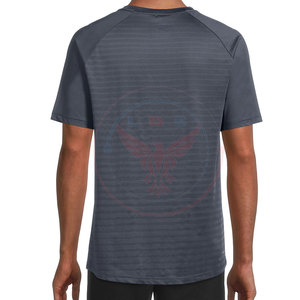 Camisetas de Gimnasio para Hombre de Secado Rápido, Corte Ajustado, Poliéster/Algodón - Ropa de Entrenamiento en Stock con MOQ Bajo - Product Image 3