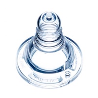 Vente en gros 2024 : Sucette en silicone sans BPA, fabriquée au Japon, type souple, tétine droite à débit variable pour bébés de 0 à 12 mois