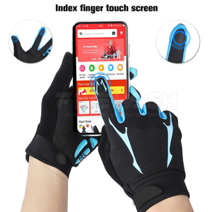 ถุงมือปั่นจักรยานกลางแจ้งแบบเต็มนิ้วกันลมกันกระแทกเหมาะสำหรับทุกฤดูกาลถุงมือปั่นจักรยานแบบเต็มนิ้ว - Product Image 4