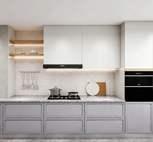Meubles de cuisine modernes avec tiroirs et portes en <span class=keywords><strong>panneaux</strong></span> de bois écologiques pour cuisines et salles à manger d'appartements - Product Image 2