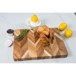 Rustic Charm <b>Solid</b> <b>Wood</b> Rectangle Serving <b>Board</b> Dishwasher Safe & Non-Toxic - Product Image 4