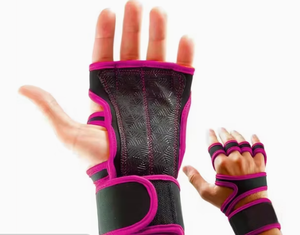 <b>Half</b> Finger Fitness Gloves Mesh Breathable Non <b>Slip</b> Palm Adjustable Wrist Strap for Gym Workout Training Unisex - Product Image 2
