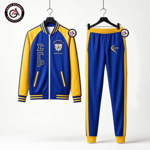 Sigma Gamma Rho Sorors-survêtement en molleton brodé pour femmes | SGR sorory-costume de Jogging personnalisé pour dames - Product Image 1