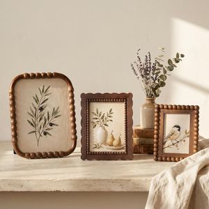 Personalized Handmade Eco-Friendly Wooden <b>Photo</b> <b>Frame</b> Custom Picture Holder Tabletop <b>Couples</b> Families Wedding Anniversary Khadim - Product Image 2