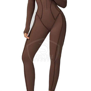 <b>One</b> Piece Yoga Workout Breathable Quick Dry Women's Jumpsuit Factory Direct Supply Women Slim Fit Jumpsuit - Product Image 6