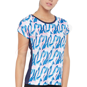 Camiseta de Algodón Ajustada para Mujer, Tejido Elástico, Transpirable, Suave al Tacto, Informal, Verano, Ajuste al Cuerpo, Elegante, Uso Diario, Moda - Product Image 3