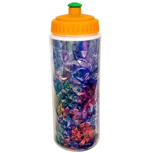 Sans Bpa Double Paroi Isolé Écologique 550ml Vélo Vélo Bicyclette Bouteille D'eau Potable Squeeze Super Léger Sport - Product Image 2