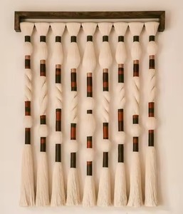 Décoration murale de salon en tissu 3D personnalisé, peinture sur tissu moderne de luxe, art en dentelle tissé à la main, paysage en coton. - Product Image 1