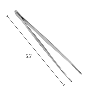 Pinzas de Precisión Premium de Acero Inoxidable con Punta Serrada, Pinzas de Disección Médicas, Instrumentos Quirúrgicos de Laboratorio, con Certificación CE e ISO - Product Image 5