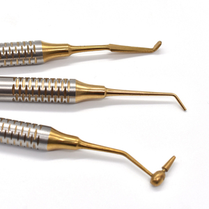 Premium Quality 3 Pcs Stainless Steel Dental Composite Filling <b>Instruments</b> Kit Manual Ergonomic Grip 5-Jaw Positions Dental - Product Image 5