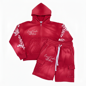 Conjunto de Chaqueta Cortavientos Reflectante Personalizada, Traje Deportivo para Hombre, Ropa Deportiva Urbana, Traje de Nylon Transpirable con Cierre, Ropa Deportiva para Hombre - Product Image 1