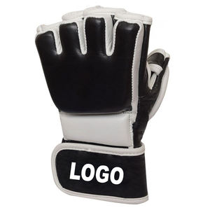 Gants de sparring MMA de conception OEM pour l'entraînement au Muay Thai, gants à paume ouverte pour hommes pour le travail sur sac de frappe - Product Image 2