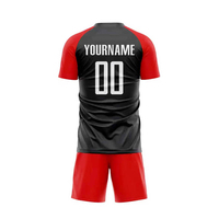 Ensemble d'uniformes de football personnalisés, maillot et short d'équipe professionnelle, vêtements de sport, tissu respirant à séchage rapide, fournisseur d'usine OEM ODM