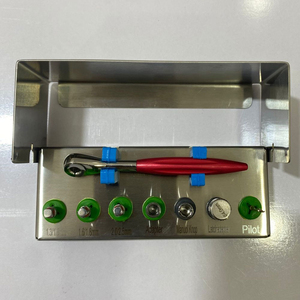 ชุดเครื่องมือผ่าตัดสำหรับการปลูกถ่ายฟันเทียม พร้อมดอกสว่านทันตกรรมและเครื่องมือผ่าตัด ถาดใส่เครื่องมือสำหรับการใส่รากฟันเทียม - Product Image 3