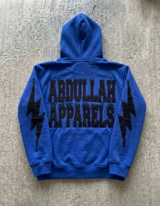 Custom Manufacturer Cropped <b>Men</b> Vintage <b>Red</b> Zip up Embroidery 500gsm Applique Patch Heavyweight Distressed Acid Wash <b>Hoodie</b> - Product Image 3
