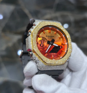 Reloj de Lujo Shreeji Jewels con Movimiento Automático Mecánico de Acero Inoxidable, Diamantes Naturales y Moissanita VVS de Alta Calidad, con Alarma GPS - Product Image 2