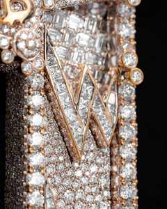 Colgante Personalizado de Plata 925 con Moissanita para Hombre, Diseño de Letra con Incrustaciones de Lujo, Joyería Estilo Hip Hop, Cadena de Eslabones Cubanos - Product Image 4