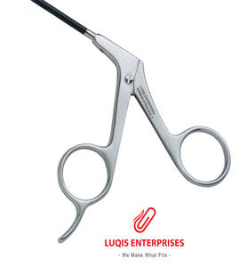 กรรไกรตัดหน้าผากแบบส่องกล้อง ยี่ห้อแดเนียล ใบมีดตรงและโค้ง ขนาด 15 ซม. ทำจากสแตนเลสสตีล สำหรับการผ่าตัดผ่านกล้อง - Product Image 3