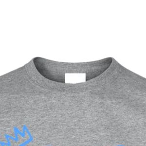 Camiseta Gris de Manga Corta para Jóvenes, Cuello Redondo, Informal, para Uso Diario, Escuela, Ropa Cómoda para Actividades Diarias - Product Image 2