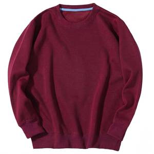 เสื้อสเวตเตอร์คอกลมผู้ชาย สีพื้น ผ้าถัก ทรงปกติ สวมใส่สบายๆ สำหรับฤดูใบไม้ร่วง ทรงหลวม - Product Image 2