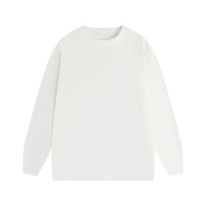 Sweat-shirt polaire à col rond pour homme de haute qualité, personnalisable avec logo, teinture unie, imperméable, écologique, 100% uni - Product Image 6