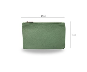 Bolsa de maquillaje cosmético de cuero con logotipo personalizado, bolsa de almacenamiento de cosméticos para el cuidado de la piel, neceser de viaje, Neceser de maquillaje - Product Image 1