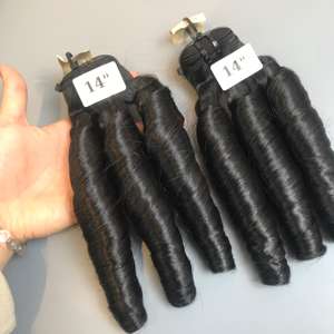 Trame de cheveux humains bruts vietnamiens de haute qualité boucles rebondissantes prix de cheveux vierges non transformés paquet de génie haute définition - Product Image 1