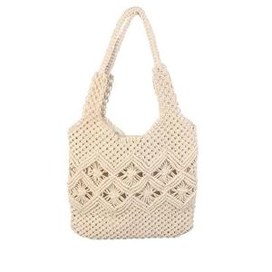 Bolso Tote de Ganchillo Hecho a Mano para Mujer, Elegante Bolso de Hombro Tejido para Compras, Viajes y Uso Diario - Product Image 3