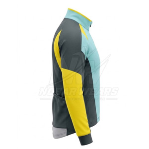 <b>Cycling</b> Training <b>Jacket</b> With Lightweight Wind Resistant Material Full Front Zipper Breathable Sections <b>Reflective</b> Accents - Product Image 4