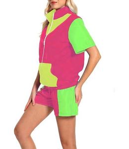 Traje Cortavientos de Alta Calidad para Mujer, Nuevo Diseño, Conjunto de 2 Piezas, Transpirable, con Capucha y Cuello Ajustable - Product Image 1