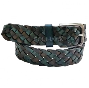 CINTURONES DE CUERO LIGERO PARA HOMBRE DISEÑO DE PUNTO CON HEBILLA FANCY COLOR Y TAMAÑO SEGÚN PEDIDO CINTURONES DE CUERO FANCY PARA UNIISEX - Product Image 1