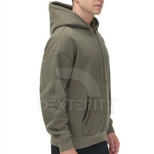 Nuevo Diseño, Sudadera con Capucha para Hombre, Talla Grande, Invierno, Forro Polar, Estilo Urbano, Transpirable, Resistente al Viento, Impermeable, 100% Algodón, Alta Calidad, para Venta en Línea - Product Image 3