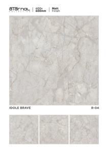 Carreaux de porcelaine décoratifs mats de qualité supérieure 600x600 mm (24x24 po) – Carreaux de sol en céramique vitrifiée pour la conception de murs et sols intérieurs - Product Image 2