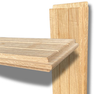 Design moderne Grain de bois naturel Léger Brossé Plancher à verrouillage par clic Chêne européen Carreaux de parquet en bois dur Chêne blanc antique Bois massif - Product Image 4