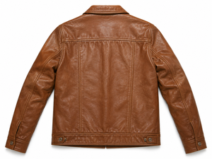 Abrigo de Cuero Estilo Cazador para Hombre, Personalizado, de Alta Calidad, con Epaulettes, al por Mayor, Profesional, Sin Pelaje, Transpirable - Product Image 5