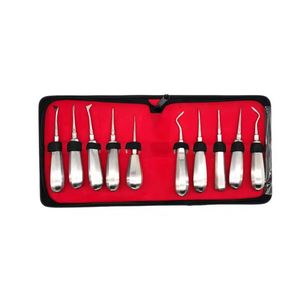 Juego de Elevadores Dentales de Acero Inoxidable, Instrumentos Quirúrgicos para Extracción de Dientes con Estuche - Product Image 4