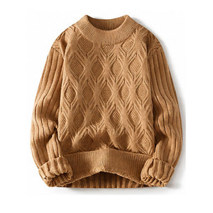 Nouveau design – Pull en laine 100 % respirant pour homme, tricot doux, idéal pour l'hiver, les loisirs, les voyages, le bureau et la mode du week-end - Product Image 1