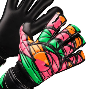 Gants de gardien de but en latex avec paume renforcée, support de poignet rembourré et fermeture Velcro - Product Image 6